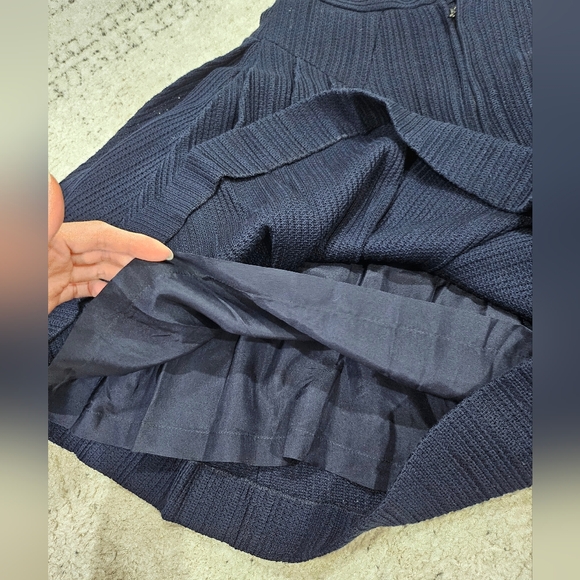 CHANEL Navy Flowy Short/Skirt - Picture 8 of 10